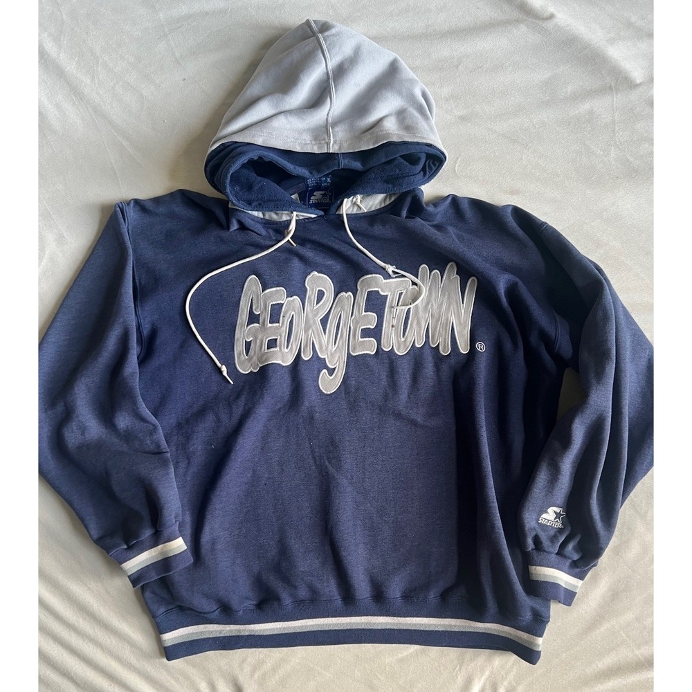 Georgetown Hoyas Vintage 90s Starter Jacket NCAA College Sports Streetwear
